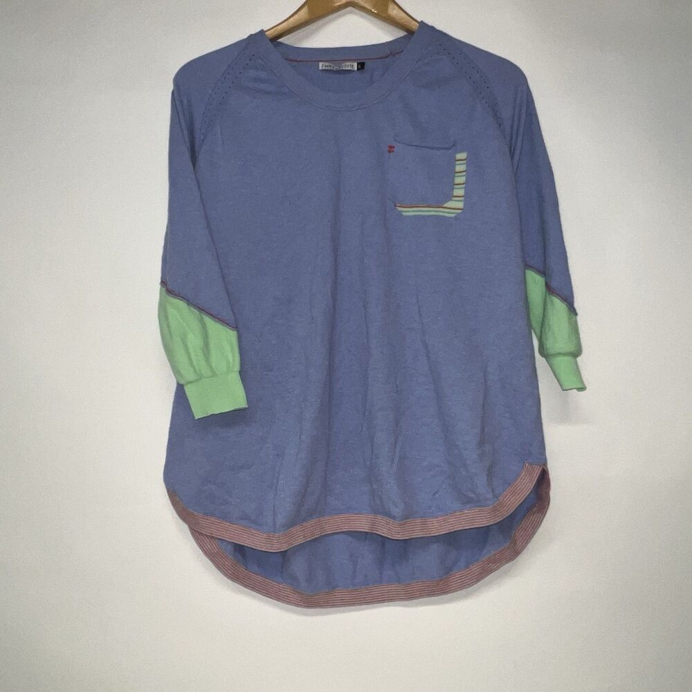 Zacket &Plover Blue Silk Blend Sweater XL